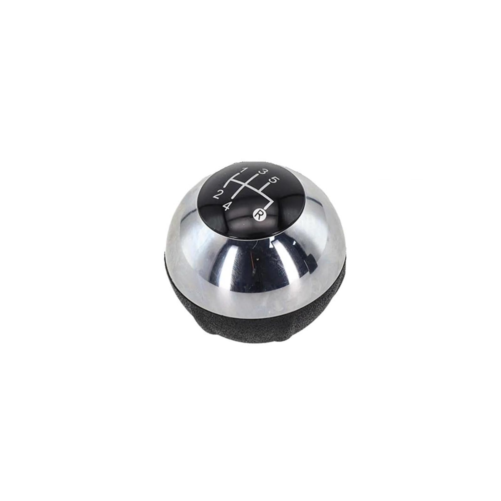 Kunyos Chrome For Fiat 500 12-18 Sporty Gear Shifter Knob Oe 55344048