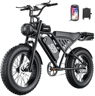 GWEIT Electric Bike for Adults, 2500W Peak Electric Dirt Bike, 36Mph & 65 Miles Range, 20" Fat Tire Off Road Ebike with NFC Unlock, 48V 20AH Removable Battery, Ebikes for Adults