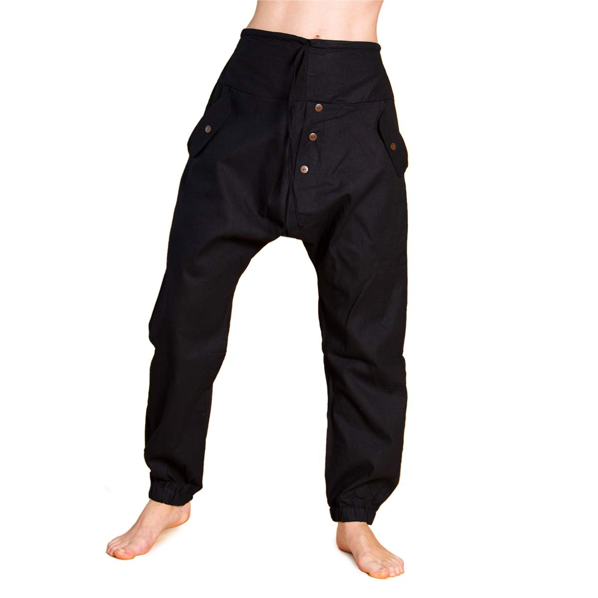 PANASIAM Yogi Pants 3 Pantalón Harem - Pantalón Informal Estilo Baggy