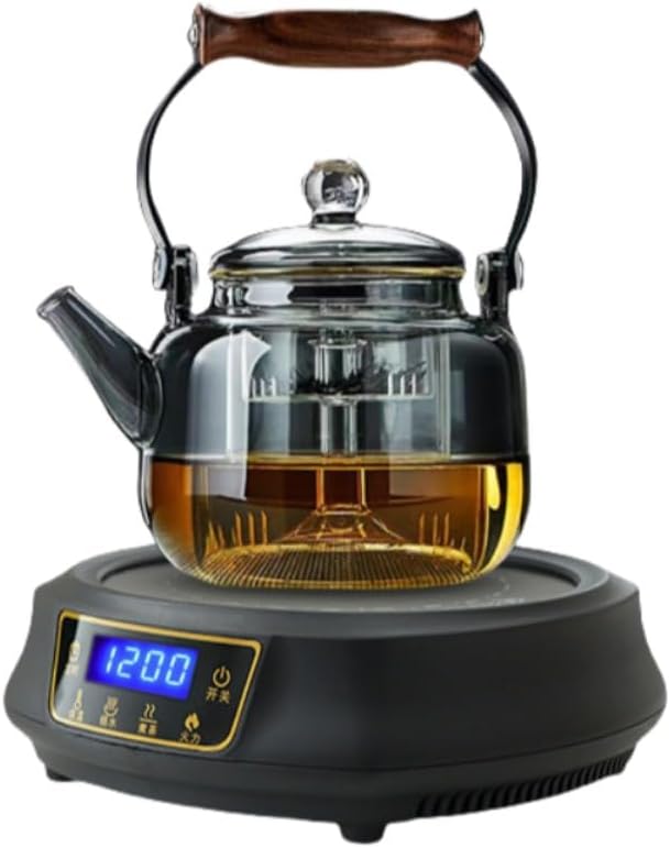 Iuseike Small Induction Cooker, Electric Ceramic Cooker, Electric Stove, Cooking Heater, Table Heater, 110V Fast Boiling Electric Kettle, Adjustable Heating Power, 800W, Overheating Protection, Small