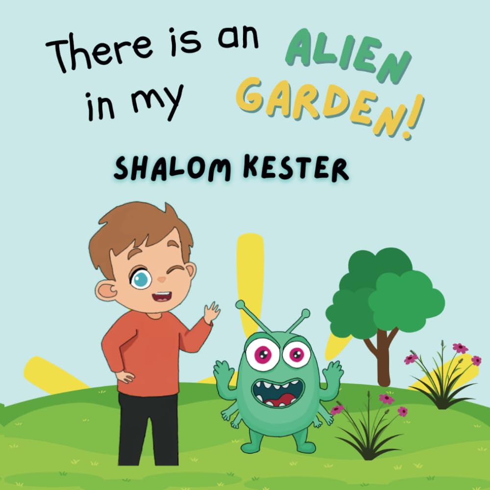 There is an alien in my garden: A boy discovers at night that a spaceship crashed in to his garden with a strange looking creature in it!