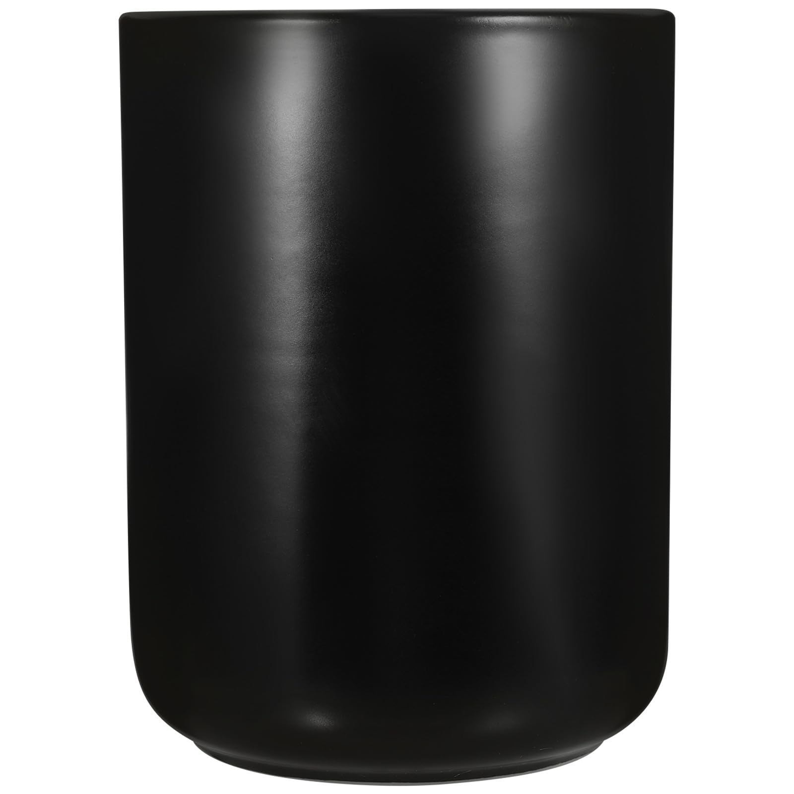 YUEKOPOU Kitchen Utensil Holder Black Ceramic Countertop Storage with Capacity Access Cooking Tools