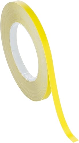 Chartpak Cinta de arte gráfico, 18 de ancho x 324 pulgadas de largo, amarillo brillante, 1 rollo (BG12511)