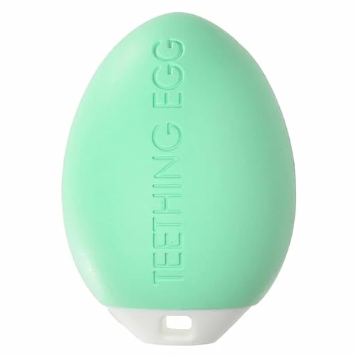 Miniatura 6 de The Teething Egg Mordedor de juguete congelable para bebés  Mordedor para niños o niñas de 3, 4, 6, 12 hasta 18 meses, juguetes sensoriales, una