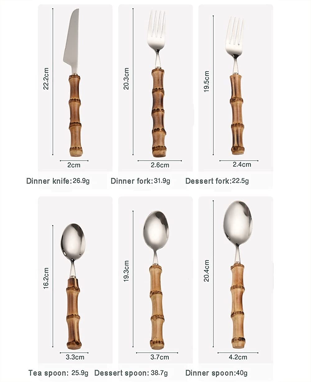 Set Di Posate Da 4, Stoviglie In Acciaio Inossidabile, Include Coltello, Forchetta, Cucchiaio, Stoviglie Con Elegante Scatola, Per Casa, Hotel, Ristorante, Regalo Per La (For 8 People-48 Pieces)