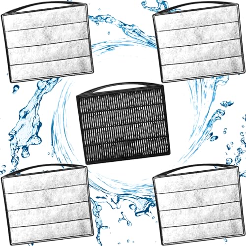 TARARIUM Aquarium Filters Accessories for Large IX-120 Filter & IX-120 U-V 4pcs Sponge Clip 1Pcs Ceramic Ball Plate Replacement for for Large IX-120 Filter & IX-120 U-V