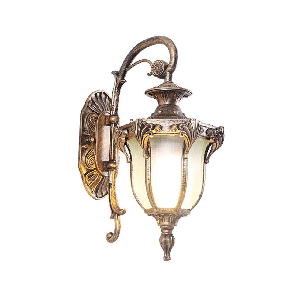 Lampe de jardin étanche pour façade extérieure en aluminium sans rouille