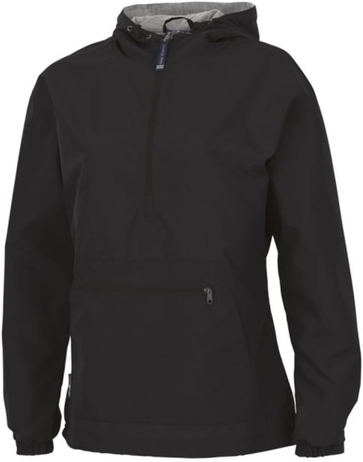 Charles River Apparel womens Chatham Anorak Windbreaker Jacket, Black, XX-Small US - Image 4