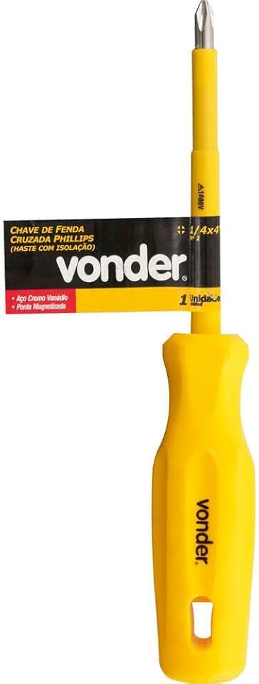 Vonder, Chave Phillips Com Haste Isolada 1/8" X 2".