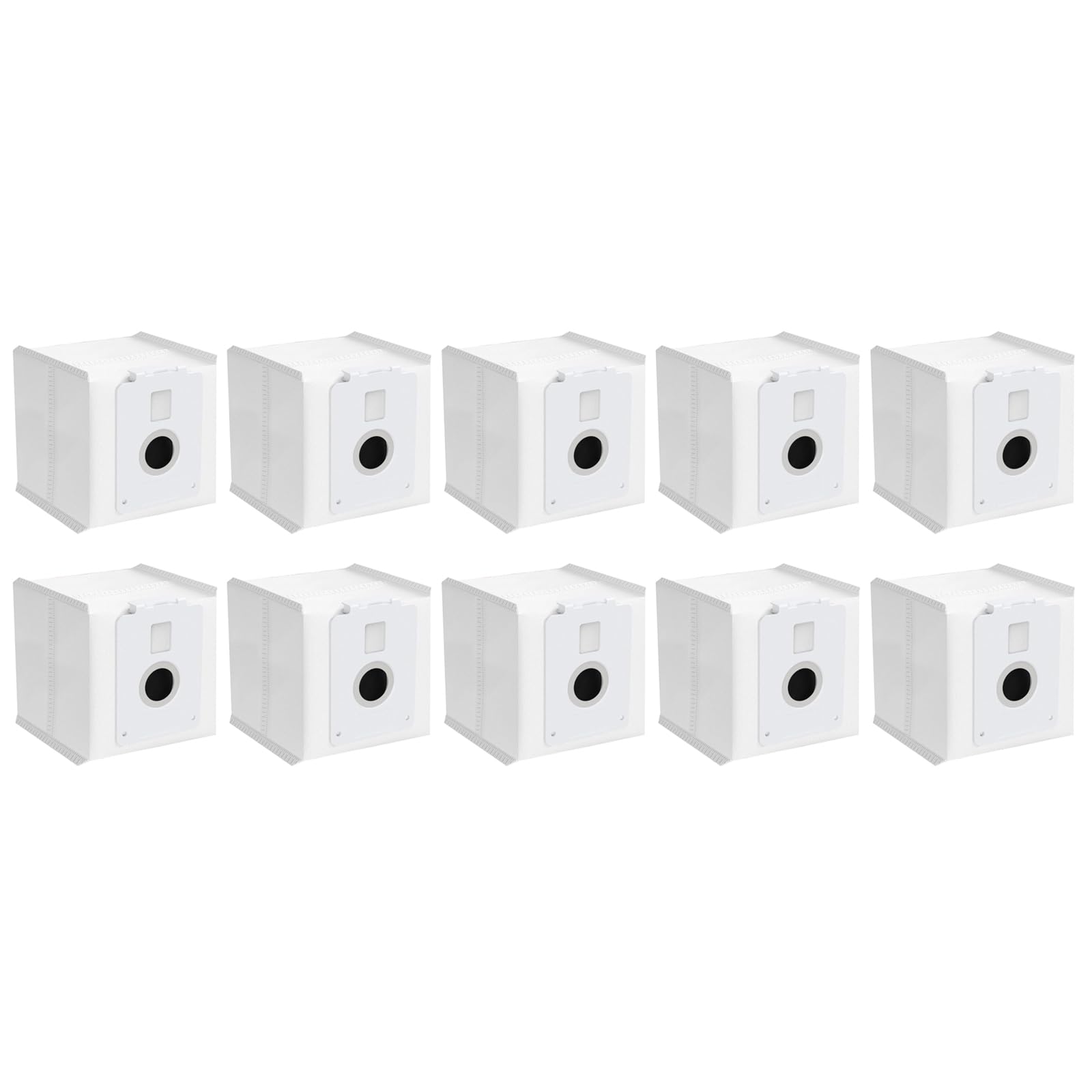 Jazuaiao Of 10 Premium Collector Bags with 4 Layer Filtration for Select Stations Pet Hair Vacuum Bags