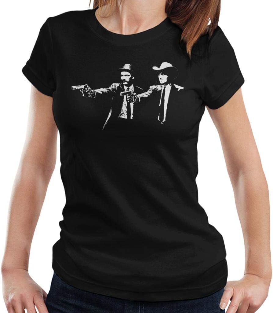 Cloud City 7Mighty Boosh Bansky Pulp Fiction Women's T-Shirt