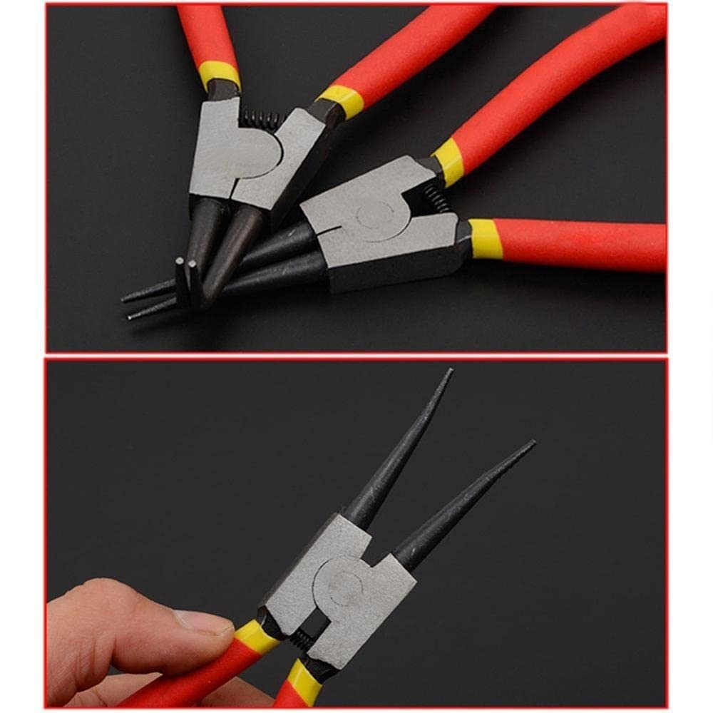 JINGYAN Alicates universales Portable Internal External Pliers Retainer Clip Multifunctional Snap Ring Circlip For Hand Tools