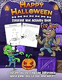 coloring and activity book - halloween edition