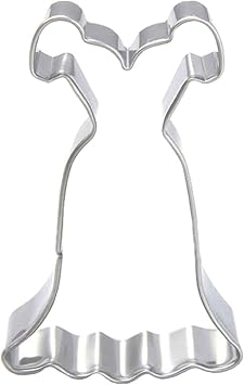 Short Sleeve Wedding Dress Skirt Shaped Cookie Cutter