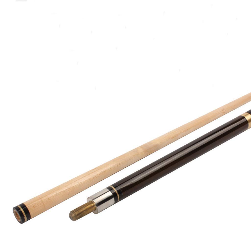 MU 57Inch Pool Cue, Maple 1/2 Joint 20Oz Handmade 12Mm Tip Snooker Black Eight Pool Cue