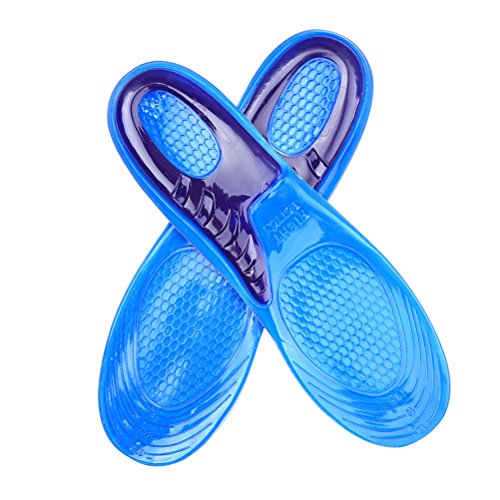 Palmilhas de sapato ROSENICE com sola macia e absorvente de choque, gel de silicone para massagem e