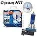 Produktbild 2x Osram H11 75W 12V Cool Blue Boost Hyper Blue 5000K 62211CBB-HCB Super Weiß Xenon Effekt Ersatz Scheinwerfer Halogen Auto Lampe - Off-Road