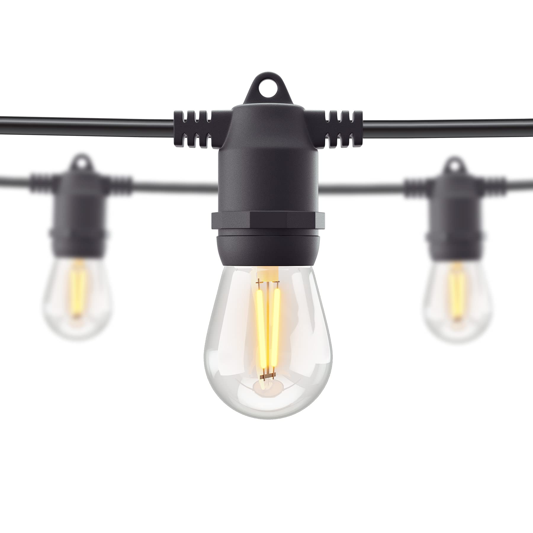 Hombli Outdoor-Lichterkette, 10 Glühbirnen, 2700K, 5 m, App-Steuerung