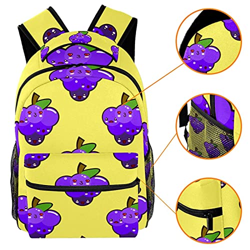 Sac à dos décontracté femme multicolore à grande capacité style crépuscule - 3