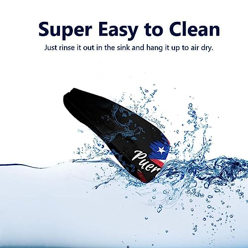 Image of Cute Flag Headbands Women Men Flag Sweatband Sports Headband for Running, Cycling, Yoga Gym, Working Out