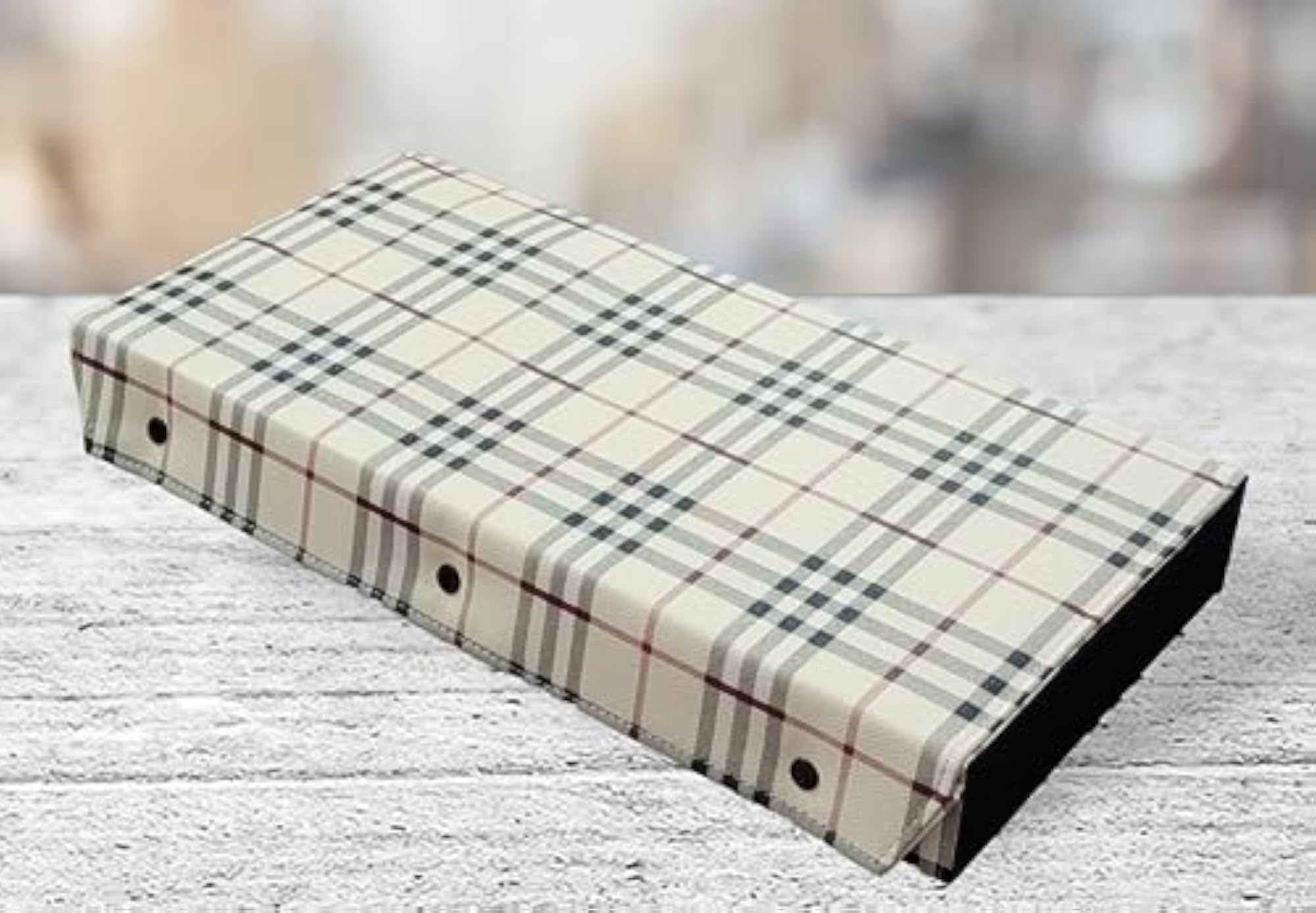 Plaid Pattern Sunglasses and Jewellery Storage Box