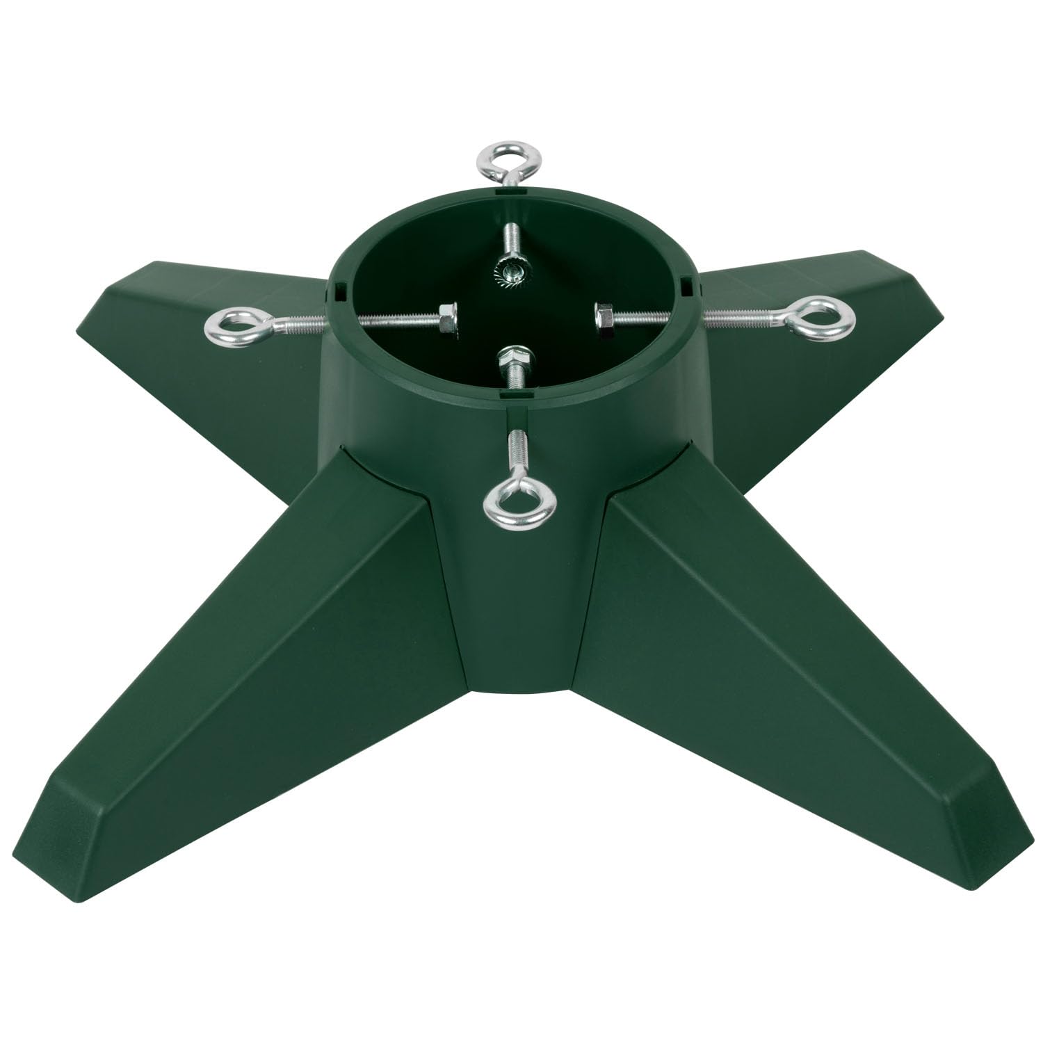 Taylor & Brown Green Christmas Tree Stand With Reservoir | Real Xmas Tree Stand | Christmas Tree Base With Removable Legs | Xmas Tree Holder For Home & Office | Maximum Tree Size 8Ft (Green)