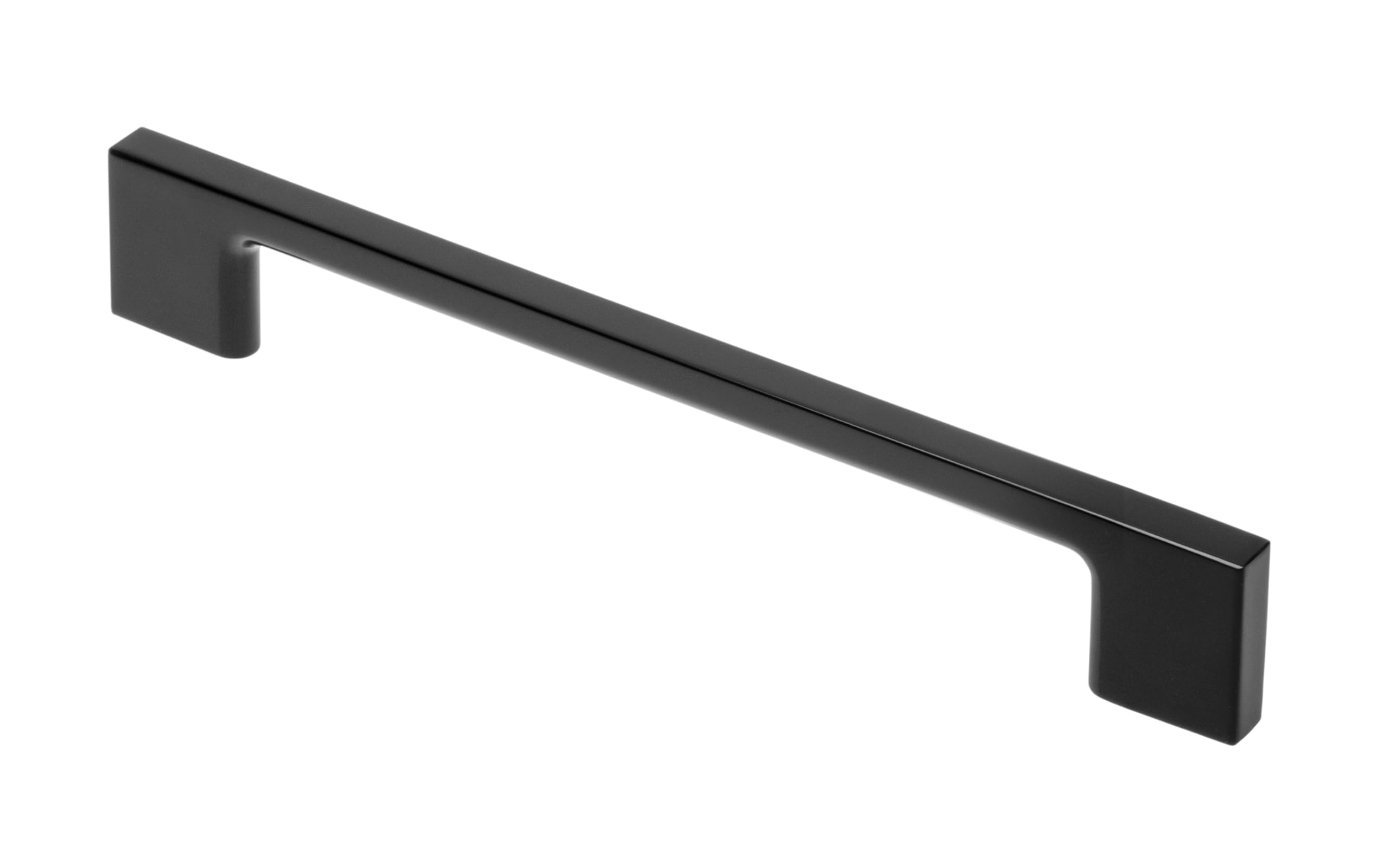 Gtv Matt Black Slim Line Kitchen Cabinet Handle Furniture Drawer Cabinet Wardrobe Handles Pull (192Mm Hole Centre, )
