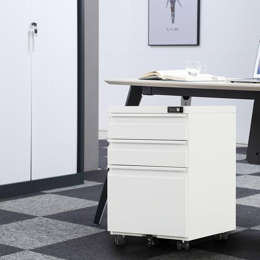 事務机　三段ワーキングテーブル　四隅ローラー搭載　移動式　70×120×60cm Amazon | プラス デスク OXシリーズ 役員机 配線穴4か所付き 幅