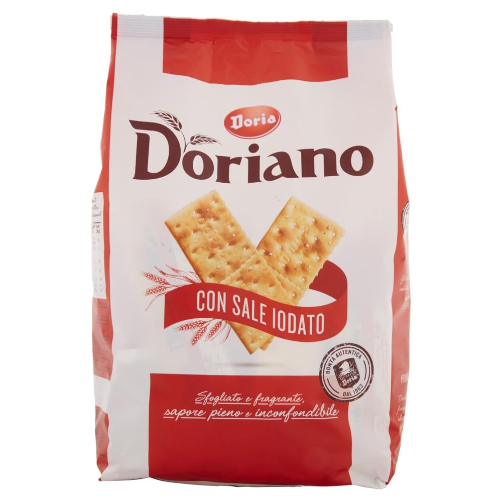 Italian Gourmet Cracker salati con sale iodato Salzgebäck fein 12 x 700g | Croccanti e friabili, ideal zu Käse, Antipasti, Aperitif und Lunchbox, Gesamtnettogewicht 8,4 kg + Kostenlos Polpa 400g