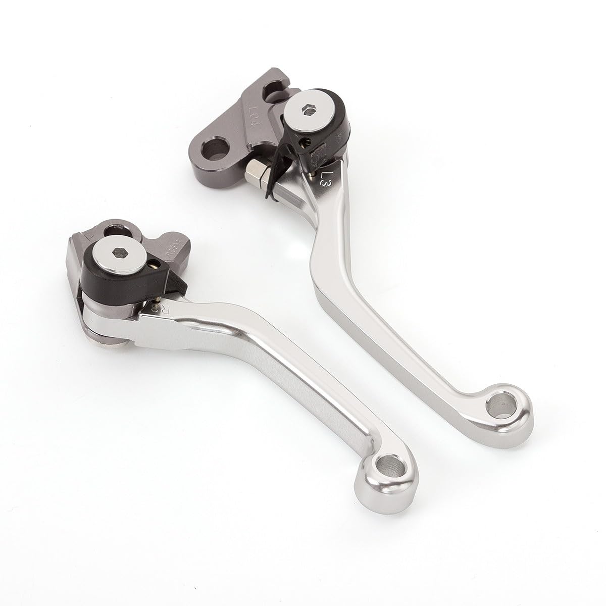 Zhannuobhd Silver Brake Clutch Lever For Cr80r For Cr85r 1998-2007 For Cr125r For Cr250r 1992-2003 Accessories Cnc Pivot Dirt Bike Brake Clutch Lever(Silver)