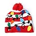 Produktbild CMOM Baby Slouch Beanie Mütze Warme Stirnbänder Strickmütze Stirnband Hut Turban Unifarbe Wintermütze für Jungen Mädchen Mütze Beanie Cap Kinder Wintermütze Cute Bear Hut