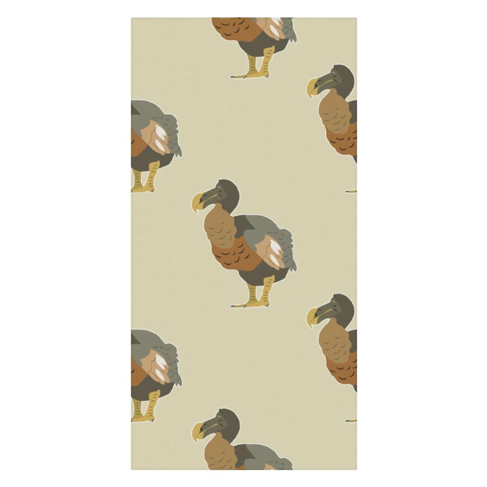 Suzhouzhuohuijiguangjinshuzhipinyouxiangongsi5244 Bath Towel 1806 40X70cm Face Towels Cute Dodo Birds Bath Towel Premium Bath Hand Towel Hair Drying Hand Towels For Bath Gym Spa