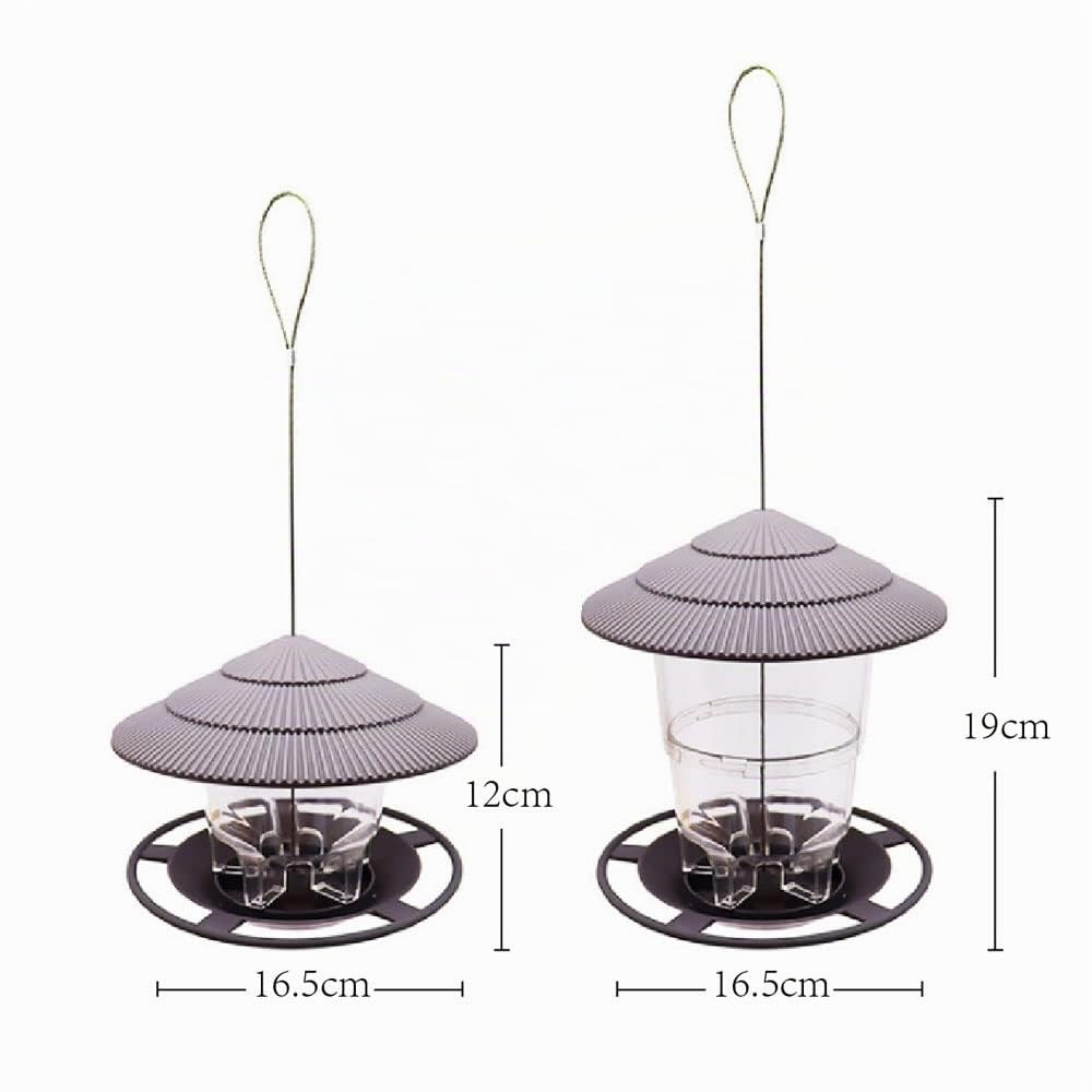 Taoying Mangeoire pour Oiseau,extérieur Mangeoire Lanterne Oiseaux, imperméable, Suspendue Convient pour la Cour de la Maison