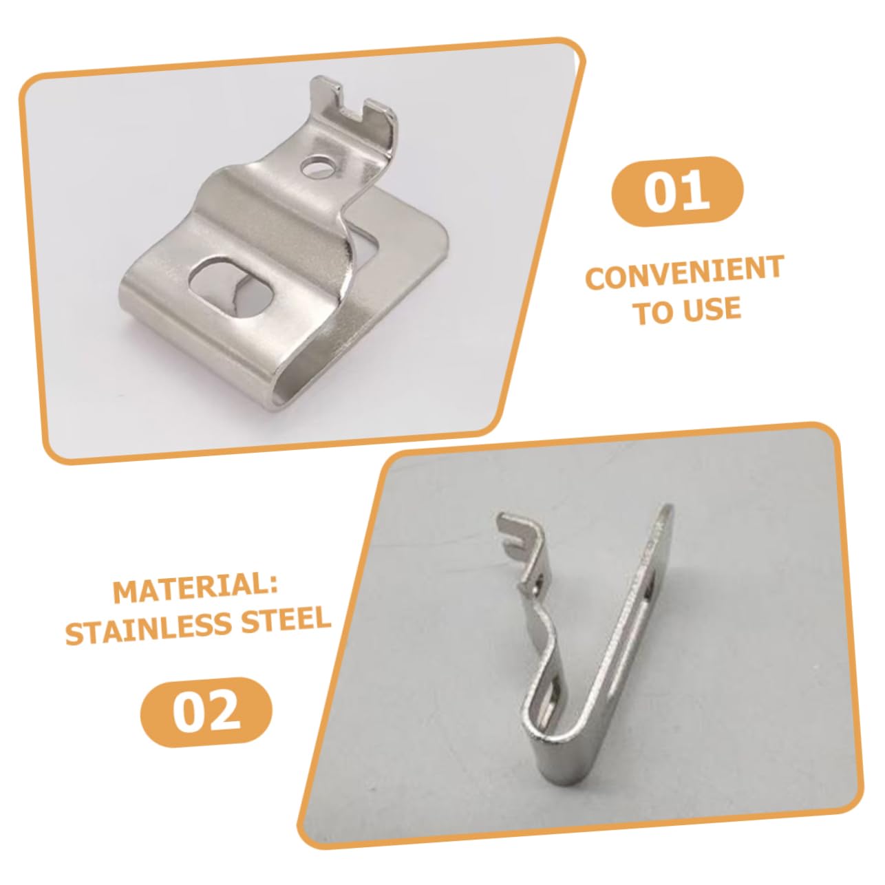 Operitacx 4 Set Clip Da Cintura Per Chiavi Gancio Da Cintura Per Trapano Avvitatore Porta Chiave Per La Cintura Sostituzione Della Clip Da Cintura Silver 4 Pezzi*4