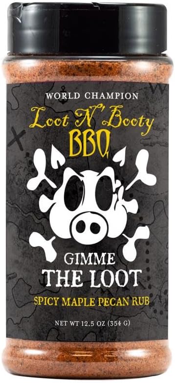 Loot N Booty BBQ - Priate's Pleasure Sweet Butter Rum Rub - 12.9 oz
