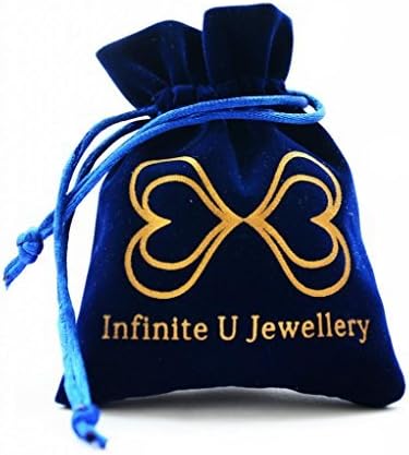 Infinite U Fashion 925 Sterling Silver Plated with Rhodium Classical Love Couples/Lovers Adjustable Rings for Engagement Wedding. -Male/Female/Couples Options (Male)