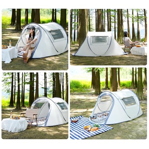 Carpa Pop Up Camping Automática 2 Personas Beige miniatura 4