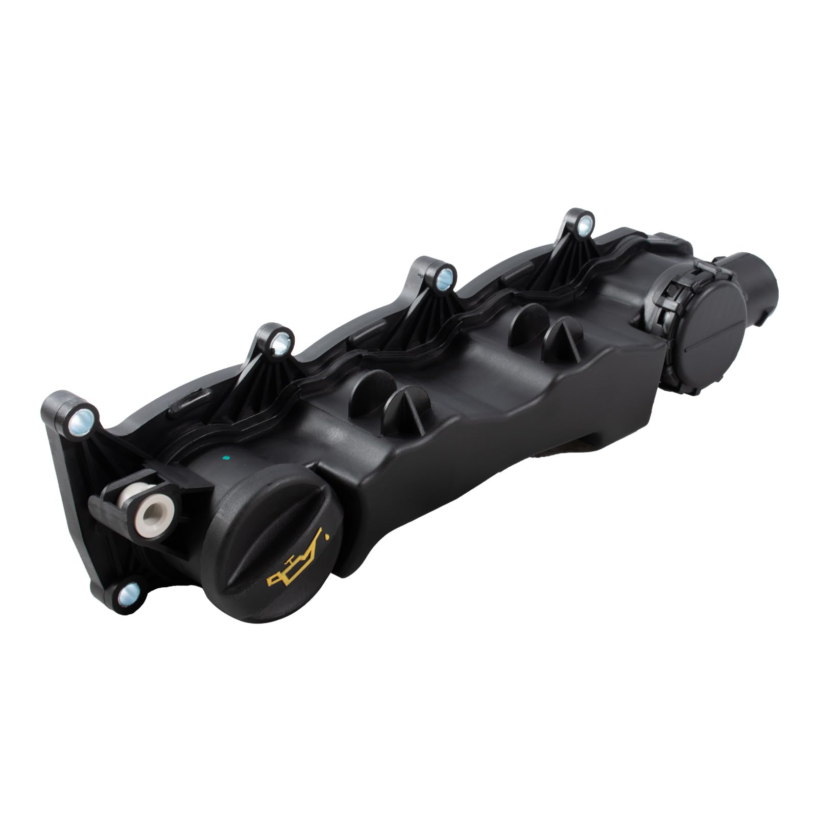 Tapa de válvula de culata con válvula de ventilación y junta, cubierta de válvula del motor-balancín de repuesto para 1.6 HDI Berlingo C2 C3 C4 307 207 206 Focus número de pieza 9651815680