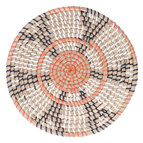 Coussin de café de paille tressé main petit format isolant table - 6