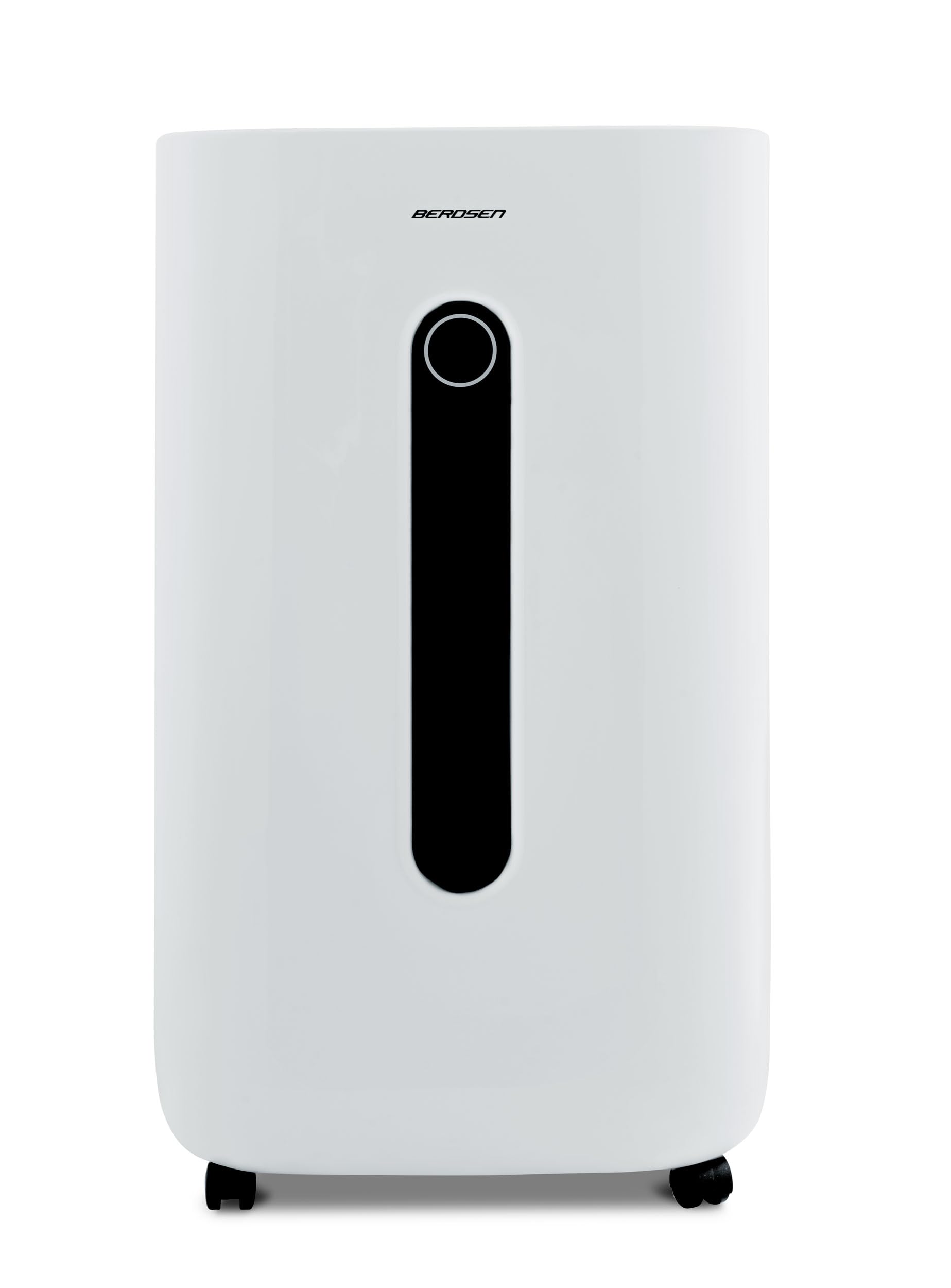 Berdsen BD-523 - Deshumidificador de aire con ventilador y ropa (absorbedor de humedad, con filtro, para habitaciones grandes de hasta 60 m³, para sala de estar y bodega, 20 l al día