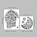 Maui Tattoos,2-Sheet Extra Large Temporary Tattoo Similar the Rock Arm Chest Big Totem Body Maori Tattoos Sticker for Men Women Makeup Waterproof Fake Tattoo