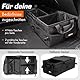 Upgrade4cars Premium Kofferraum Organizer mit Deckel & Klett | Kofferraumtasche Groß, Faltbar & rutschfest für Einkauf, Urlaub, Ordnung | Universal XXL Falt-Box Auto-Zubehör Gadget