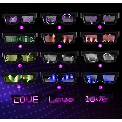 Lunettes LED Rouges SEAFRONT : éclairent vos soirées et festivals
