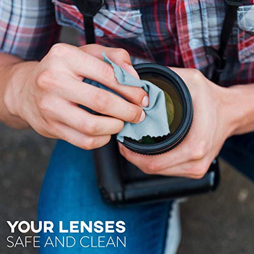 Care Touch Microfiber Cleaning Cloths, 12 Pack - Glasses Cleaner Wipes - Screens, Lenses, Phones, And Eyeglass Cleaner Wipes - Large Lint Free Microfiber Glasses Cleaner Cloth, 6" X 7" #TOP4