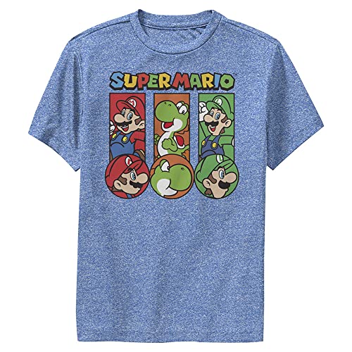 T-shirt Nintendo garçon manches courtes qui ne rétrécit pas au lavage pour la récré