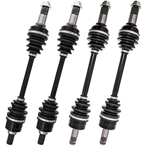 NICHE Front and Rear CV Axle Driveshaft Assembly Kit for Yamaha Grizzly 700 Cover