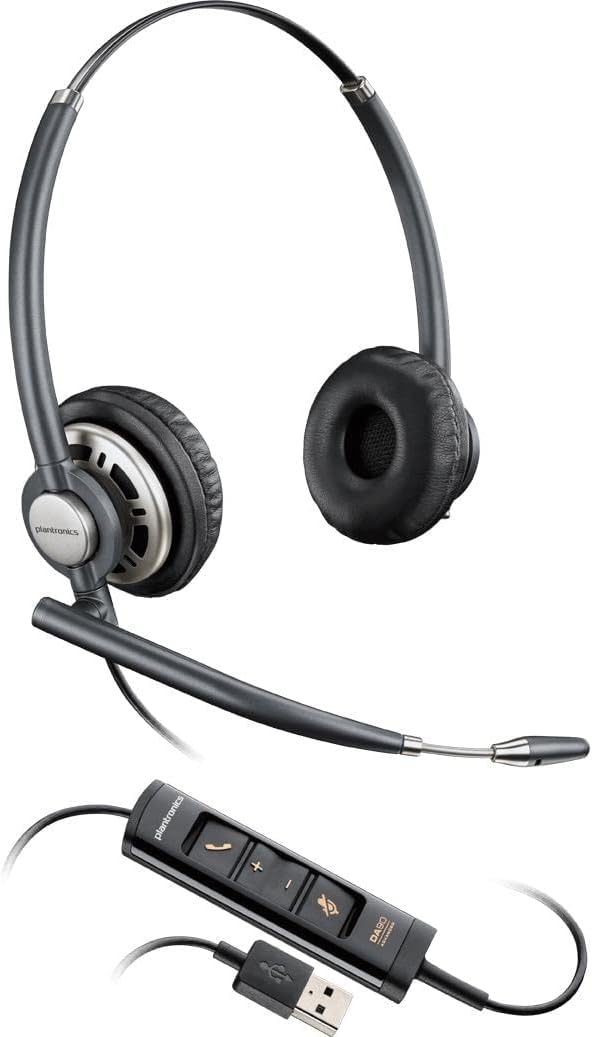 Plantronics HW725 EncorePro Wired Headset - DA80 Included