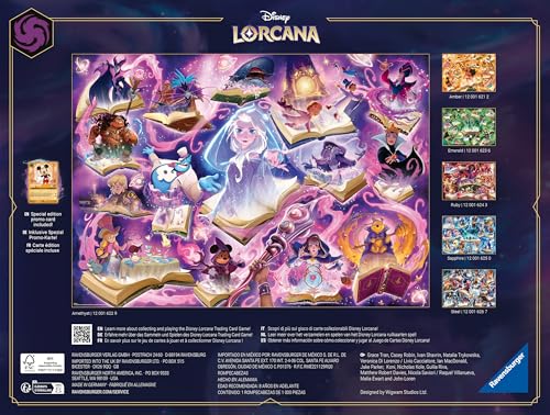 Ravensburger Disney Lorcana Glimmers of the Realm: Amethyst 1000 piece Jigsaw Puzzle for Adults and Kids Age 12 Years Up - Image 4