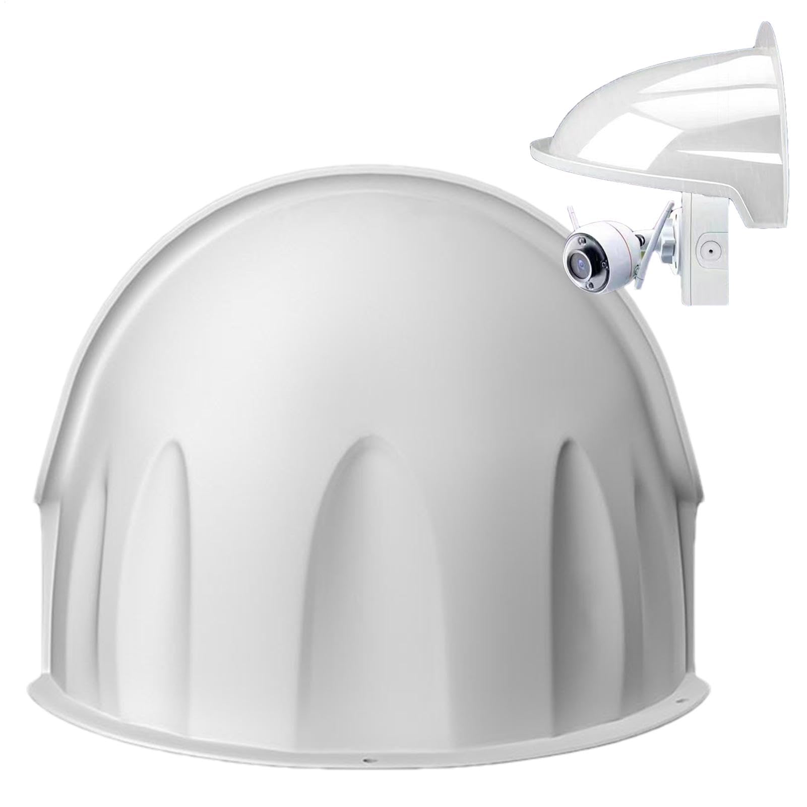 Sun Rain Shade Camera Cover - Weather Proof CCTV Camera Top Cover | Smooth Design Security Camera Sun Rain Cover Shield | Camera Shield Protector Protective Roof for Led Lights, Rings, Cameras