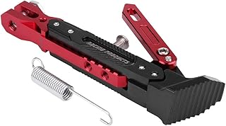 KIMISS Aluminium Alloy Universal-Seitenständer mit verstellbarem Fuß für 155 2015-2016 N-MAX 125